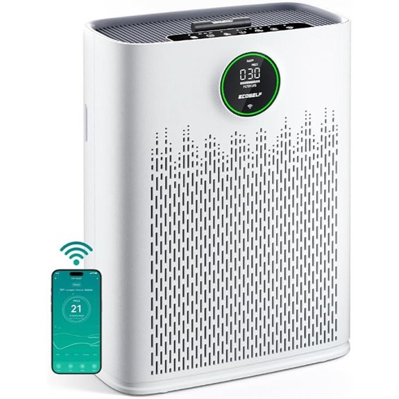 Smart WiFi Air Purifier for Large Rooms