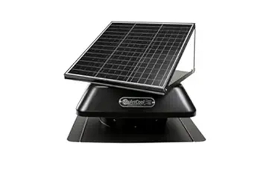 QuietCool AFR SLR-40 Solar Attic Fan with Inverter