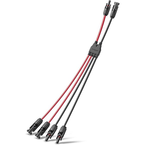 BougeRV Solar Parallel Connectors for 2 Panels