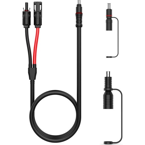 Solar Connectors to DC Adapter for Solar Panels