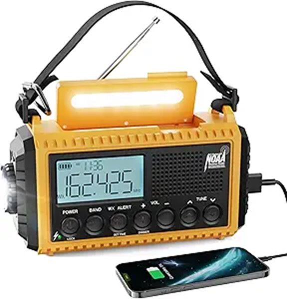 Raynic Emergency Radio with Solar NOAA Alerts Charger