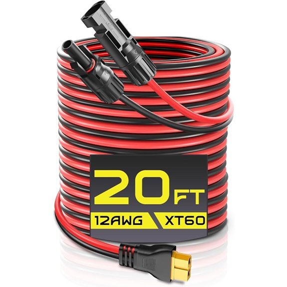 Solar Connector to XT60 Charge Extension Cable