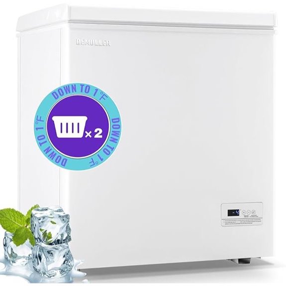 Large Capacity Chest Freezer with Removable Baskets