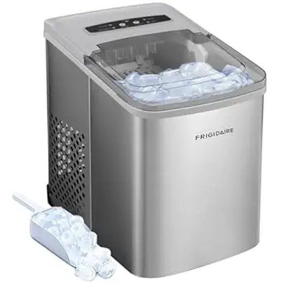 Frigidaire 26 Lb Portable Ice Maker Stainless