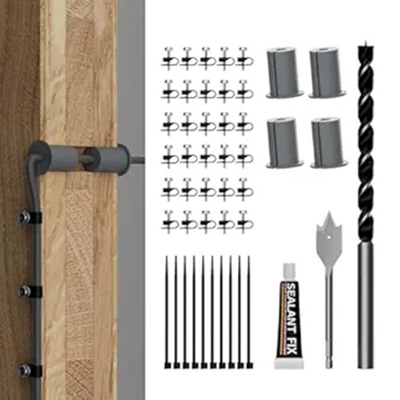 Starlink Cable Routing Kit with Grommet and Accessories