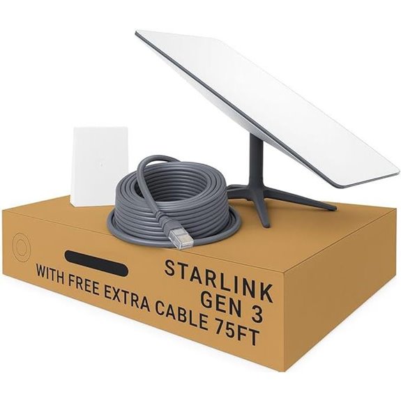 Starlink Gen 3 Satellite Internet Kit with Router