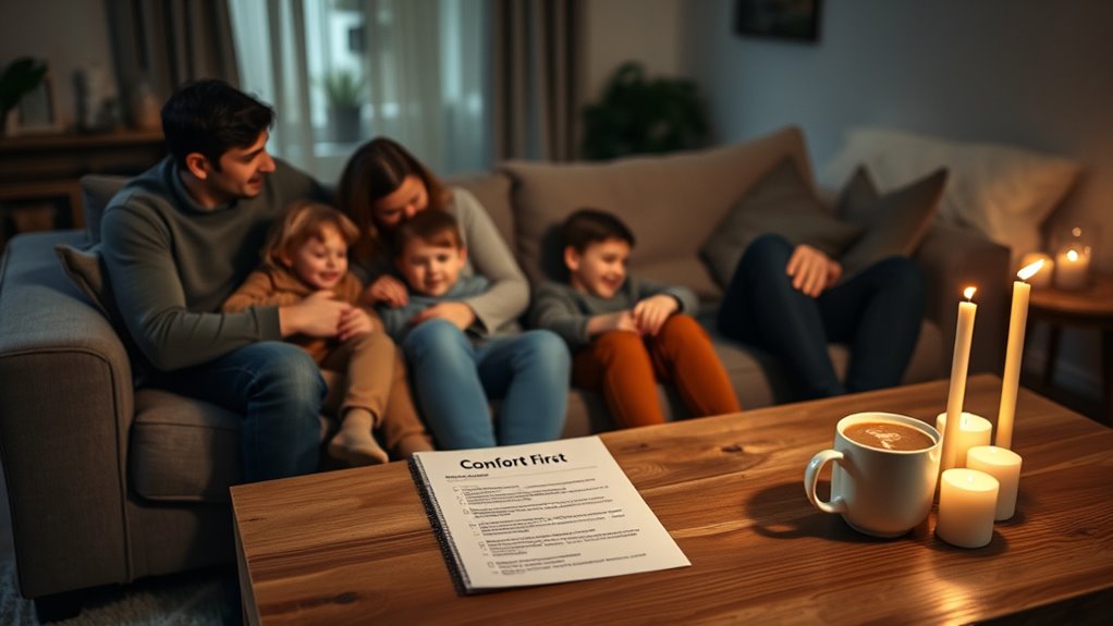 stay calm support others