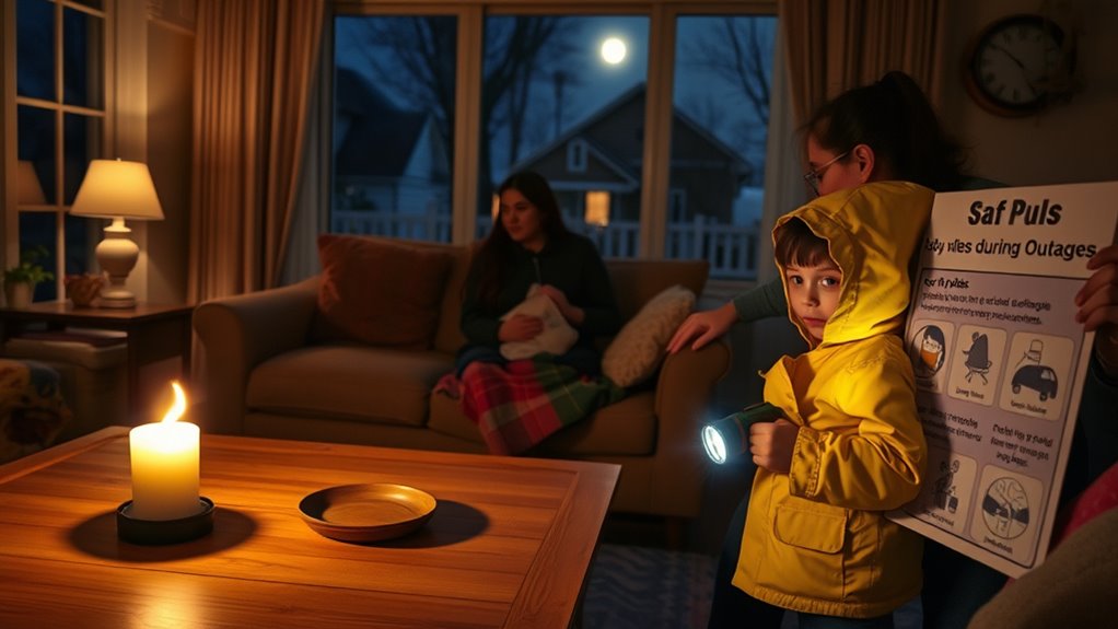 stay safe during outages