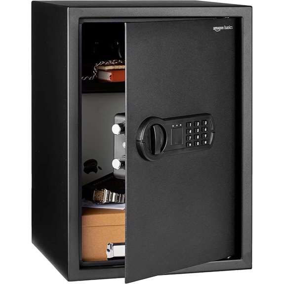 Amazon Basics Steel Electronic Safe with Keypad