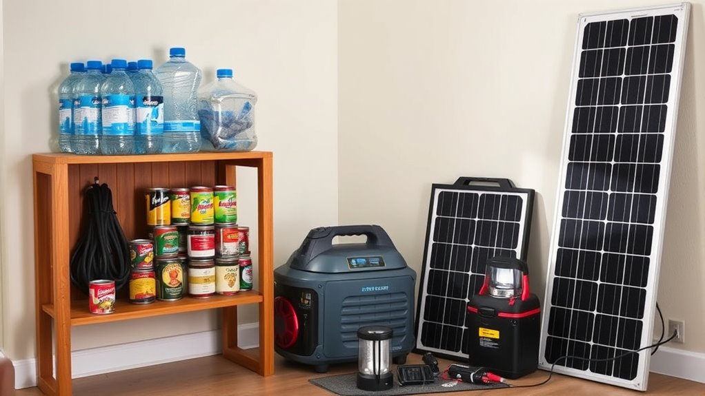 stockpile supplies and backup