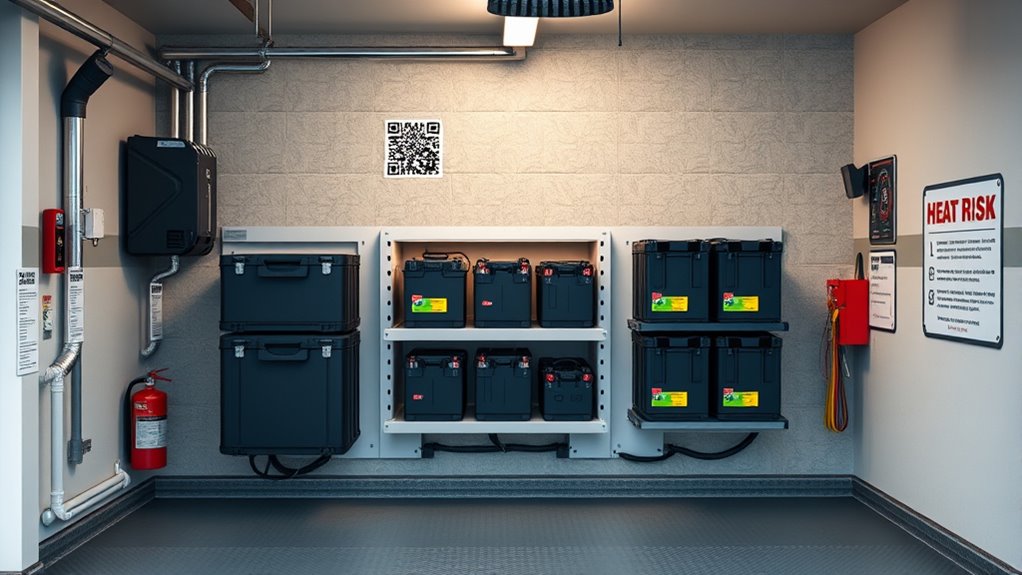 store batteries safely properly