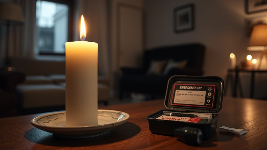 store candles safely properly