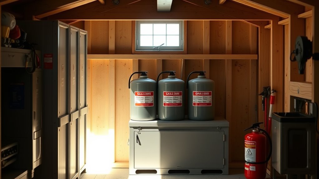 store gasoline safely away