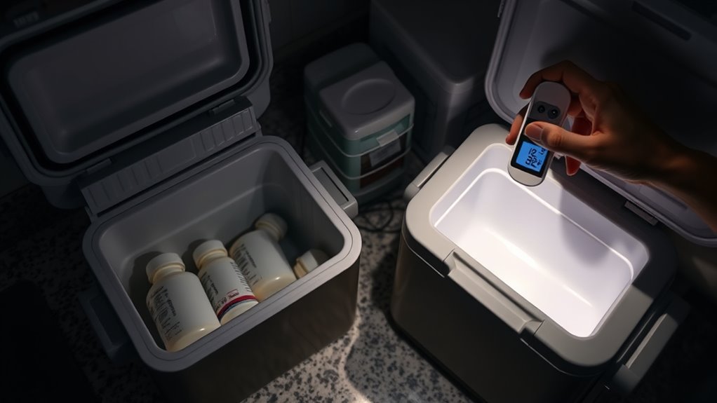 store milk at proper temperature