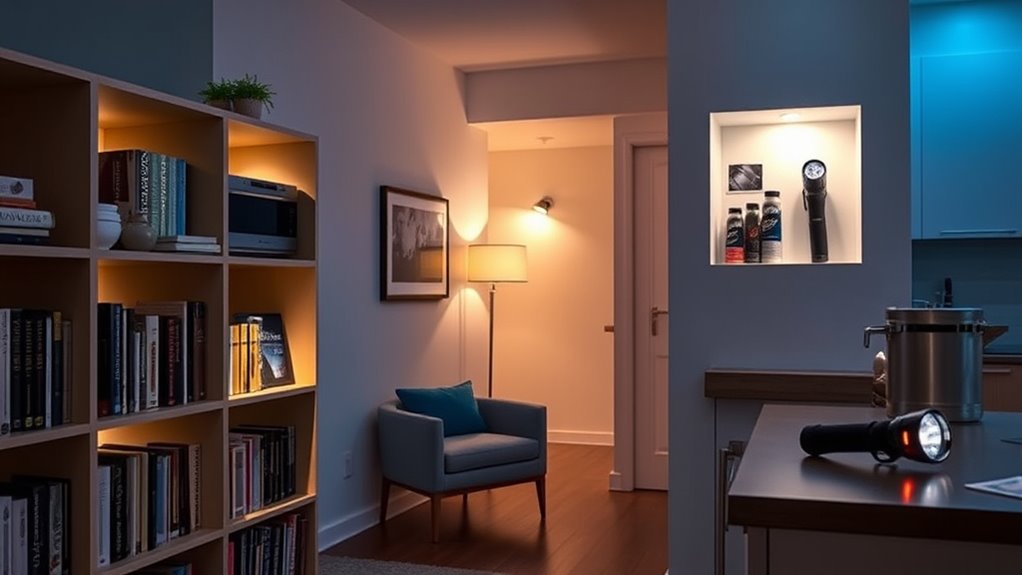 strategic home emergency lighting