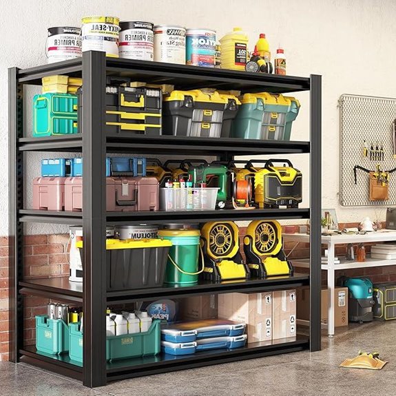 Heavy Duty 5-Tier Garage Shelving Unit