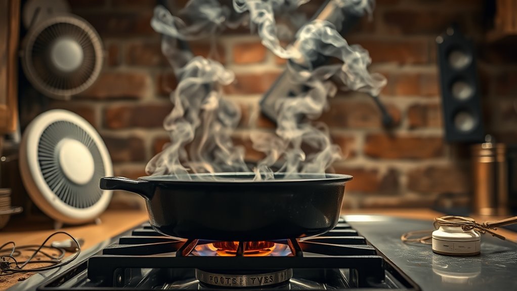 supervise open flames carefully