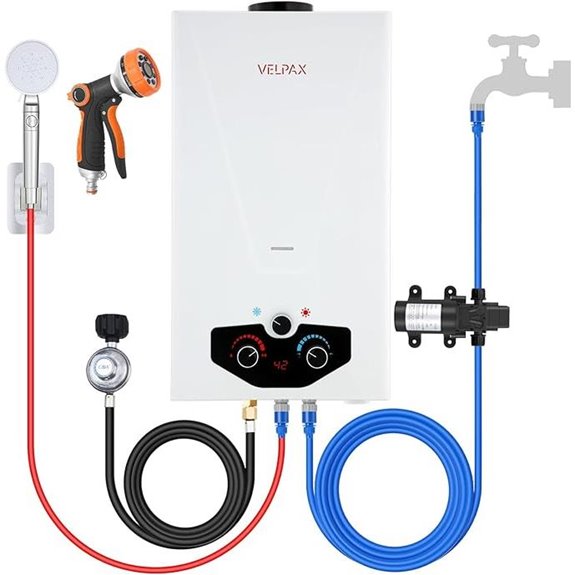 tankless propane water heater