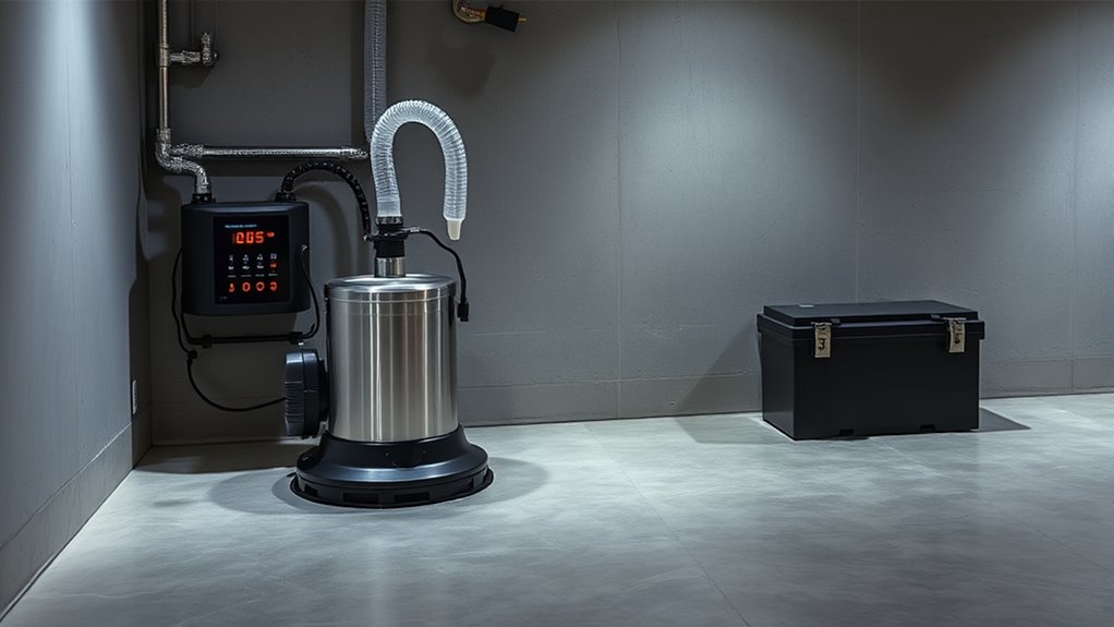 top battery supported sump pumps