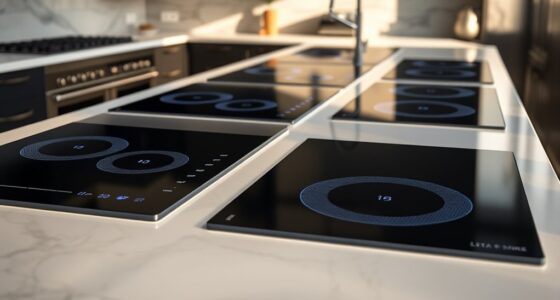 top double induction cooktops