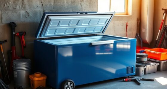 top garage freezers for heat