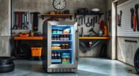 top garage mini fridges
