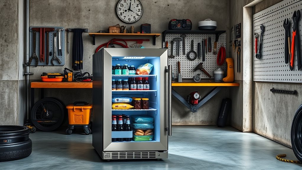 top garage mini fridges