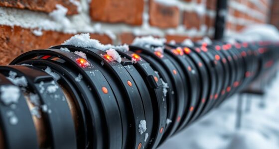 top pipe freeze heat tapes