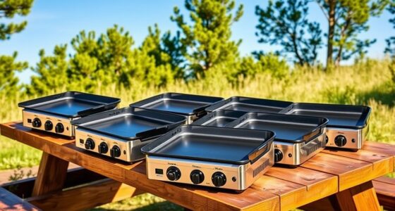 top portable electric griddles
