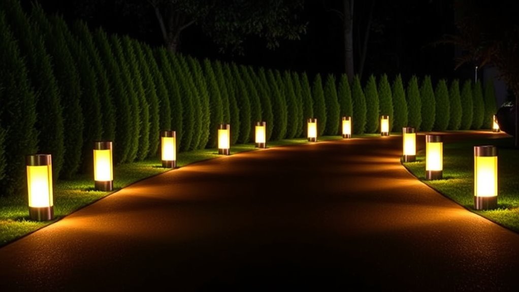 top solar outdoor pathway lighting