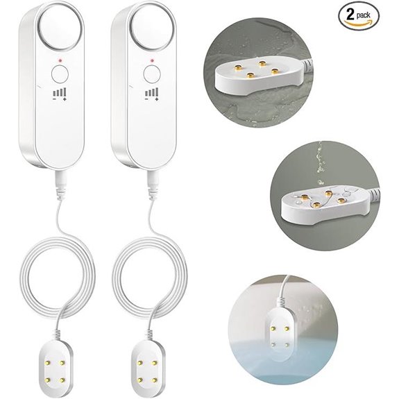 Daytech 3-in-1 Water Leak Alarm (2 Pack)
