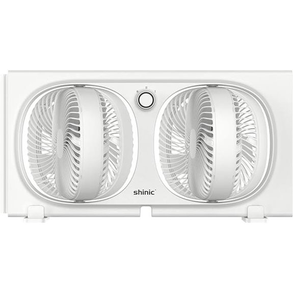 Shinic 9 Twin Window Fan with Adjustable Width