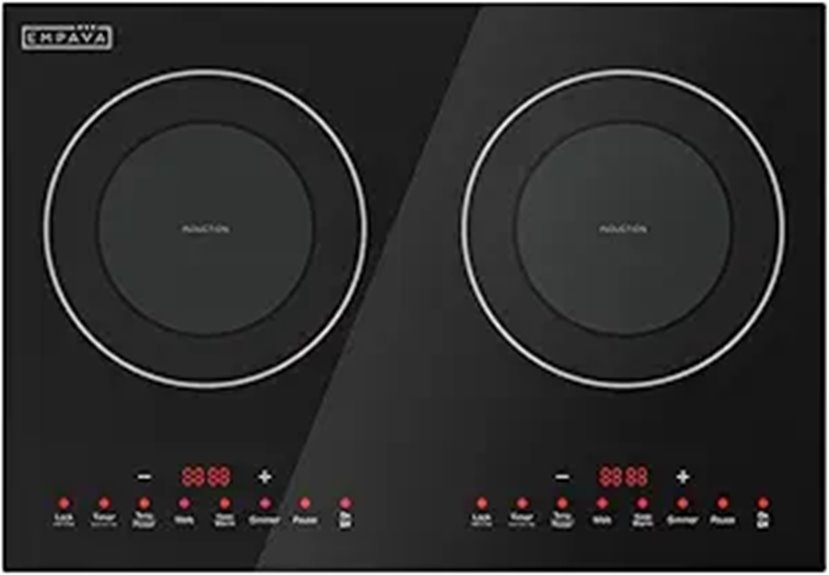 two burner induction cooktop