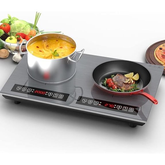 two burner touch cooktop