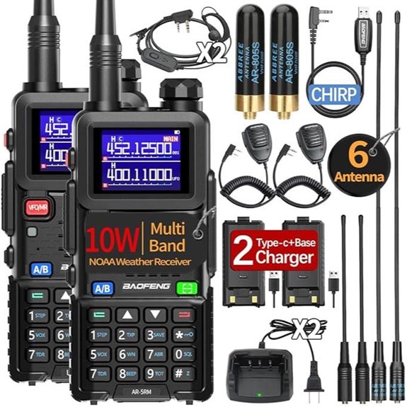 Baofeng AR-5RM Handheld Ham Radio 2-Pack