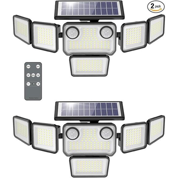 Dual Motion Solar Flood Lights 2 Pack