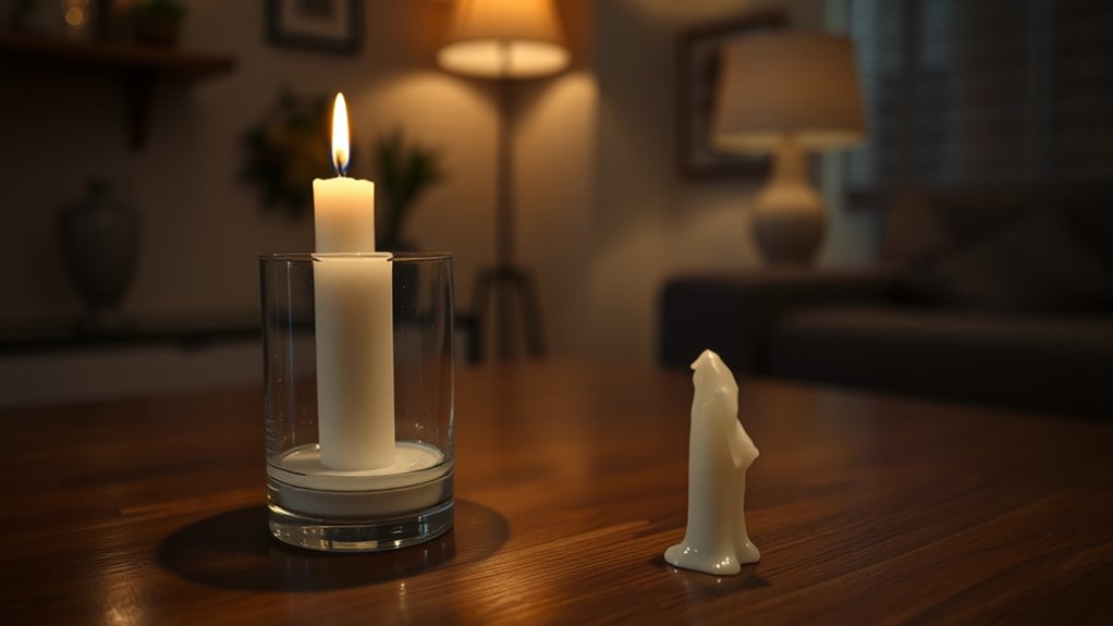 unattended candles cause fires