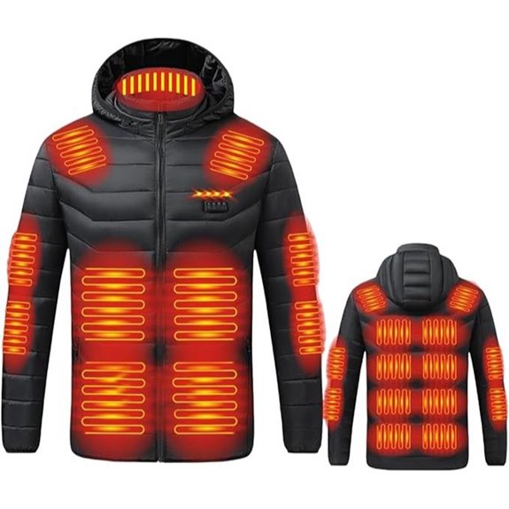 Heated Unisex Jacket with 21 Heating Zones