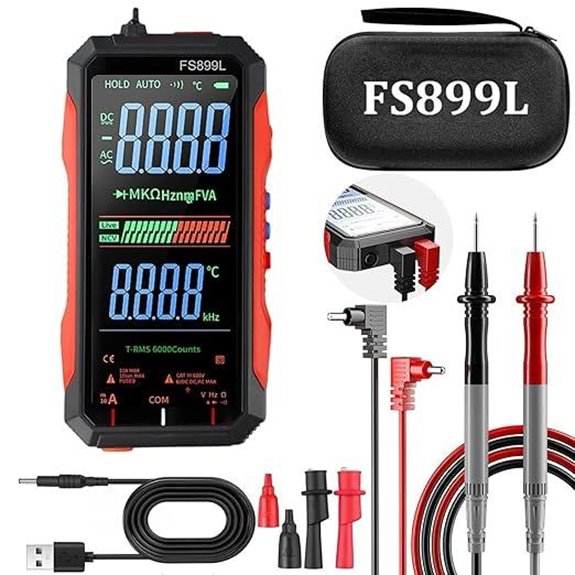 FS899L USB Rechargeable Digital Multimeter
