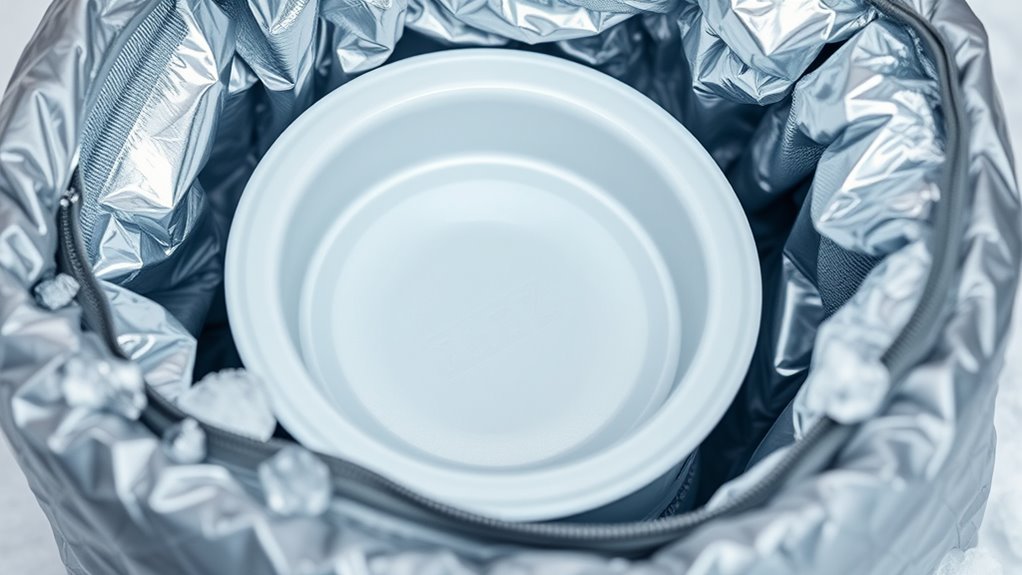 use insulated freezer containers