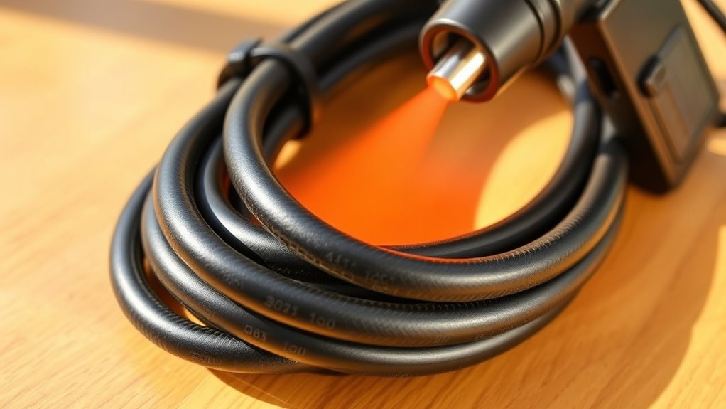 use proper undamaged cords