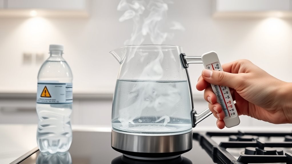 use sanitized boiled water