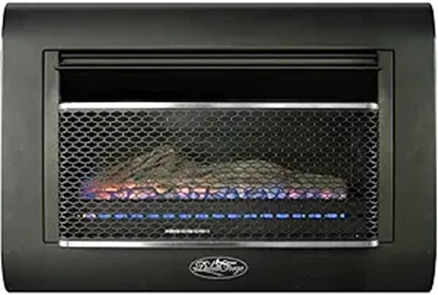 Duluth Forge Ventless Wall Gas Fireplace (26,000 BTU)