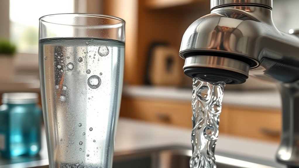 visible signs of water contamination