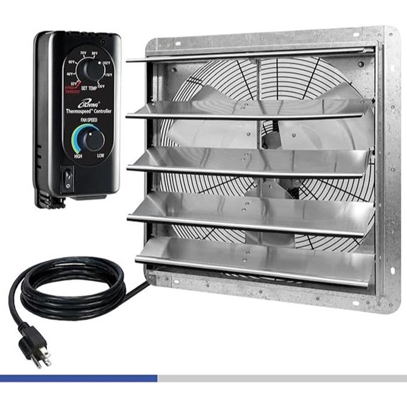 iLIVING 20 Wall Exhaust Fan with Thermostat