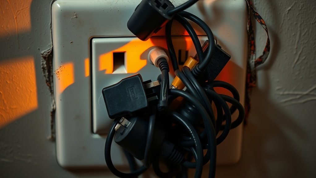 warm outlet safety warning