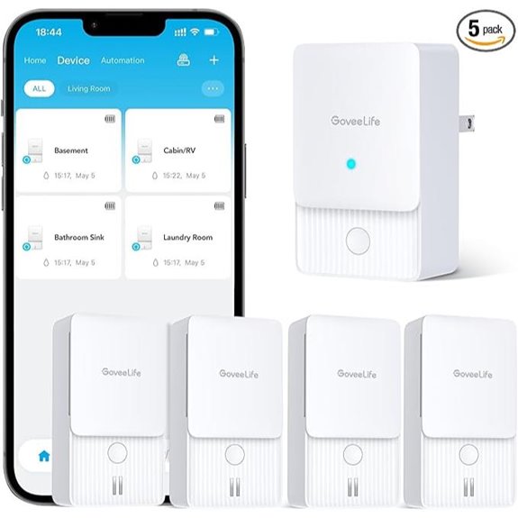 GoveeLife Smart Water Leak Detector 4-Pack