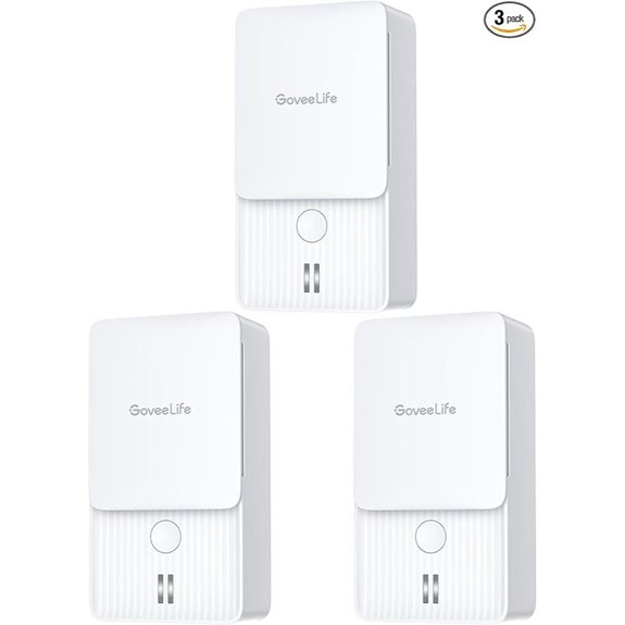 GoveeLife Water Leak Detectors 3 Pack with Alarm