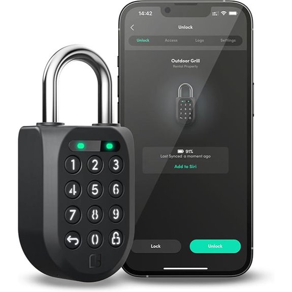 igloohome Smart Padlock 2 Waterproof Rechargeable