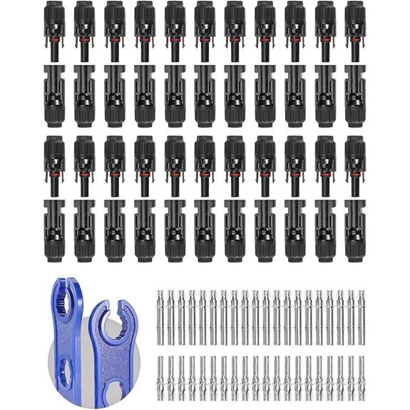 BougeRV 44PCS Waterproof Solar Panel Connectors Kit